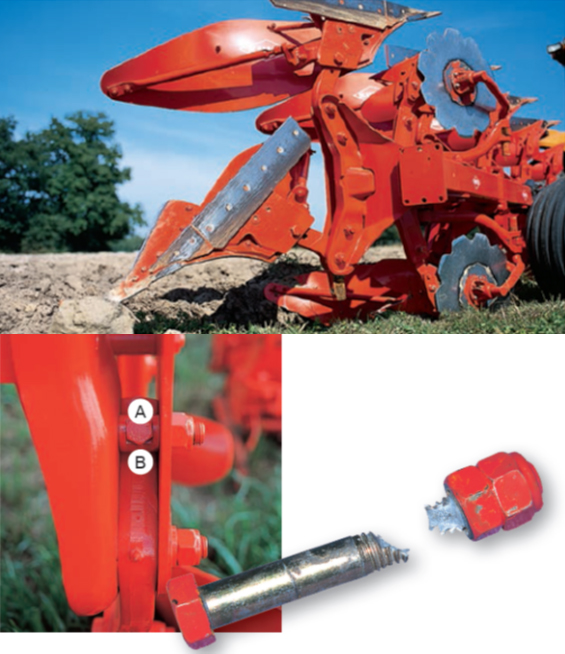 Болтовий запобіжник на розрив Т (патент KUHN)