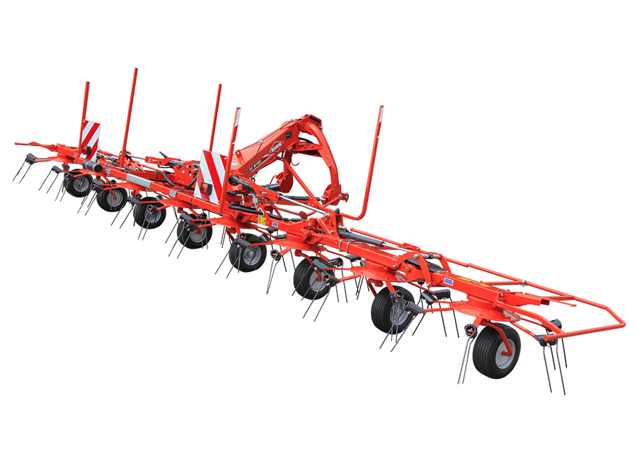 Компактна та міцна сіноворушилка KUHN